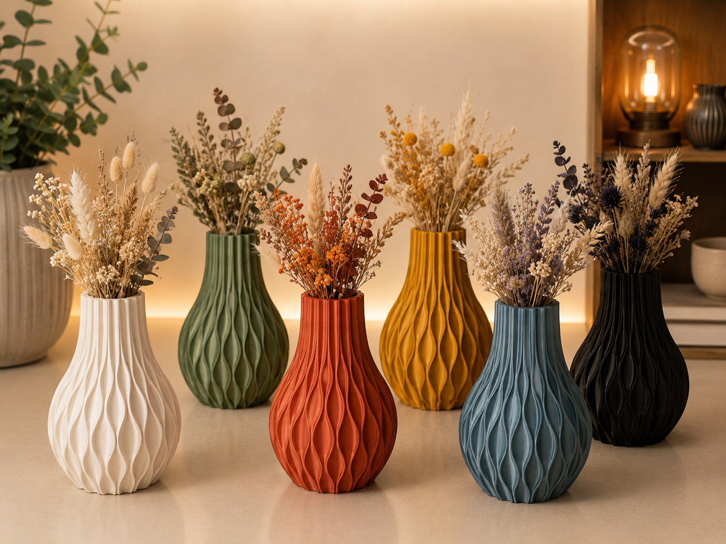 Crimson Twist Vase – Bild 2