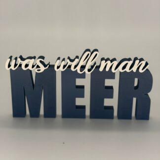 Meer Schriftzug